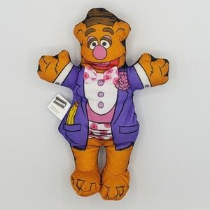 Blockbuster Fozzie Bear Plush 8" Muppet Stars Jim Henson 1998 Vintage Toy